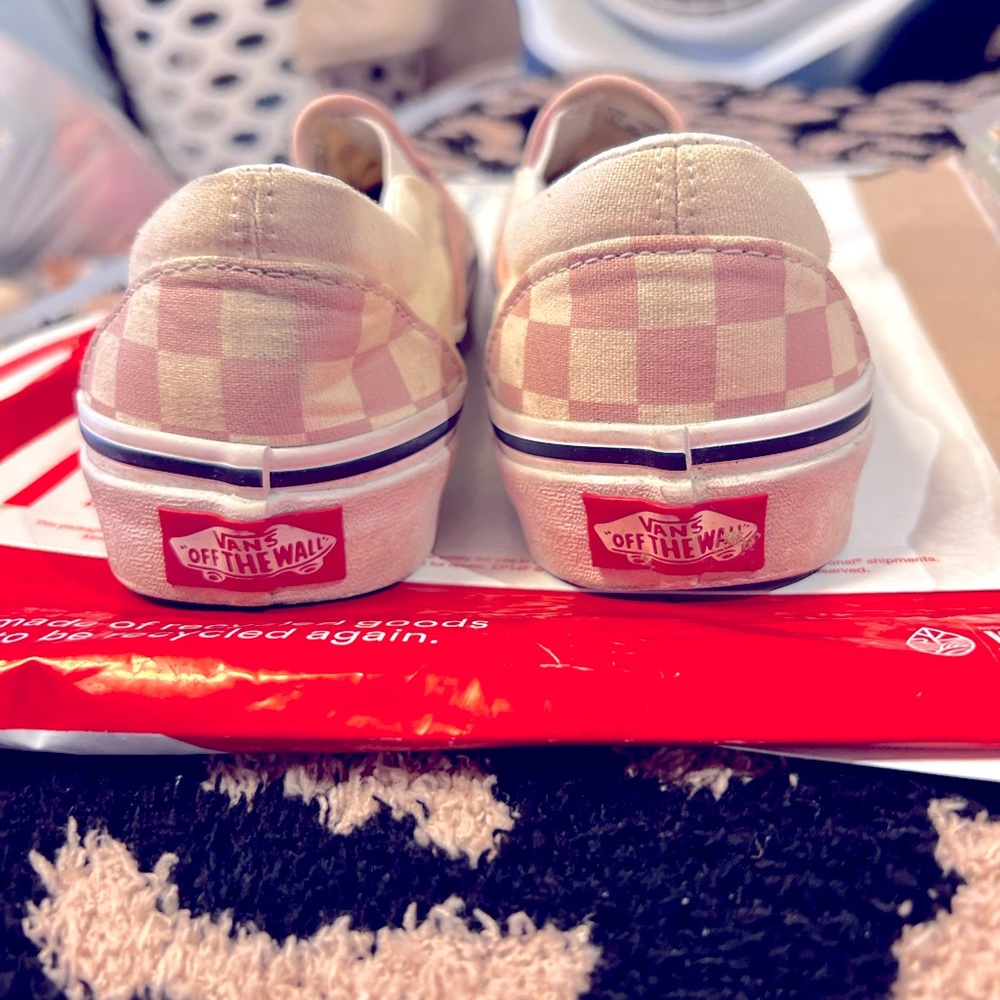 Checkered vans pre loved decent condition